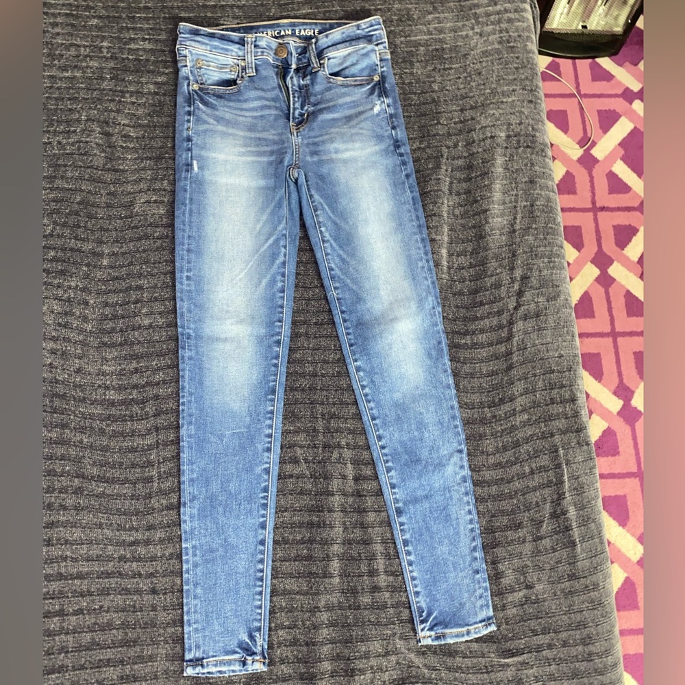 Dark blue hi-rise Jegging jeans
